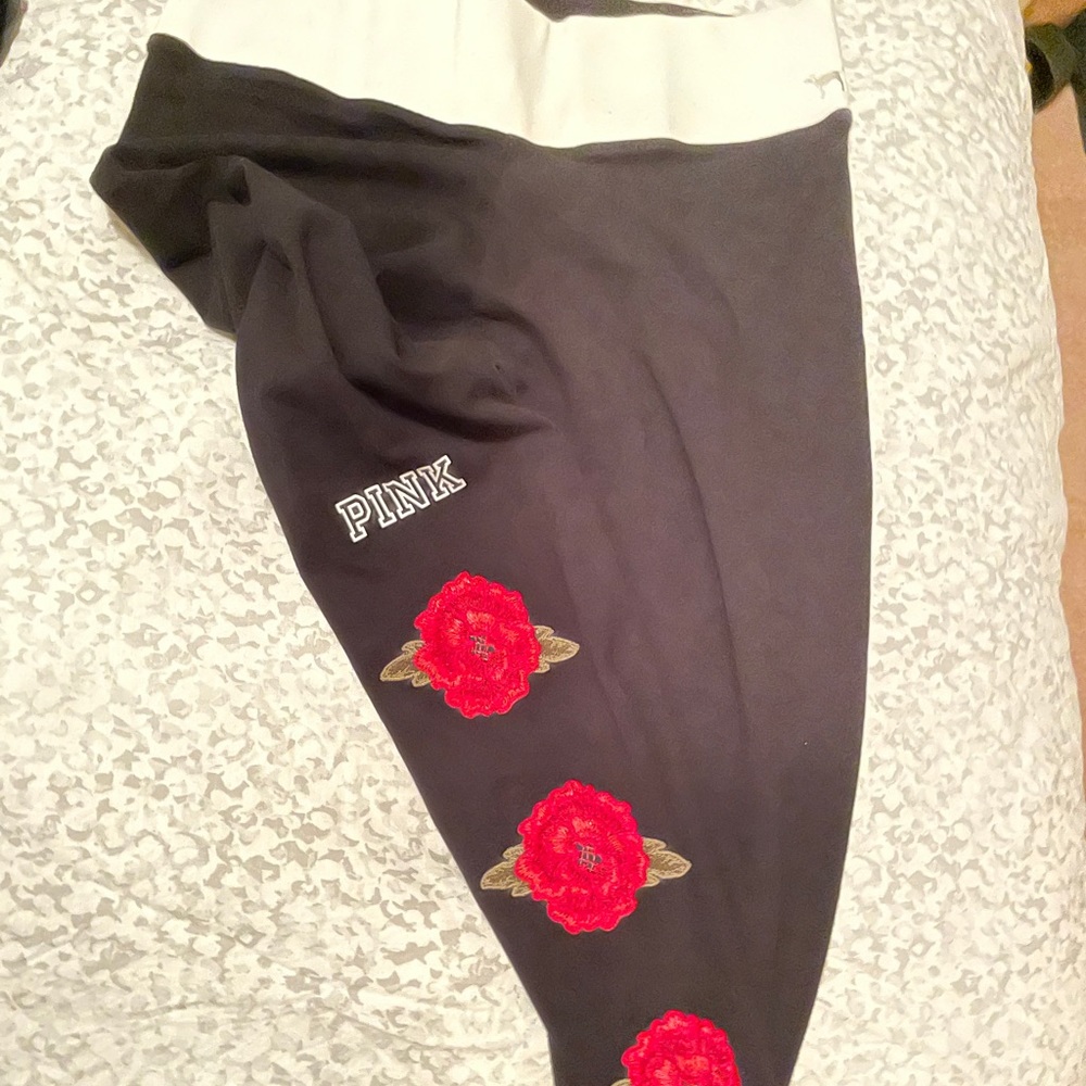 PINK Victoria’s Secret Floral Leggings